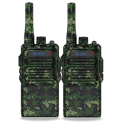 2 Pack Rechargeable Kids Walkie Talkies,3 Miles Range,2000mAh Long Lasting, Birthday Gifts for 3-12 Years Old Boys Girls