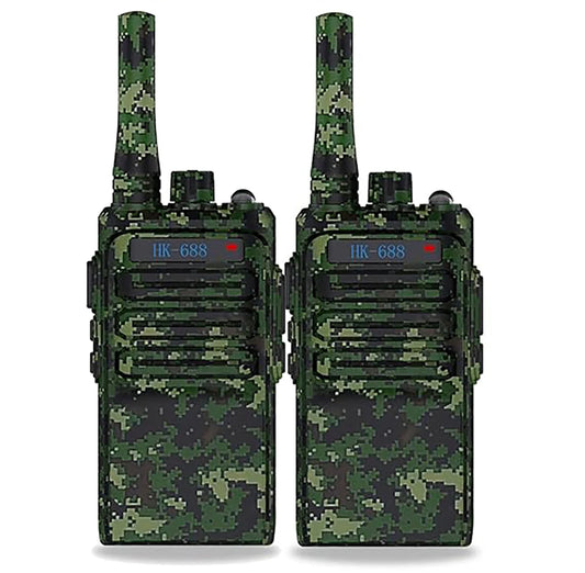 2 Pack Rechargeable Kids Walkie Talkies,3 Miles Range,2000mAh Long Lasting, Birthday Gifts for 3-12 Years Old Boys Girls