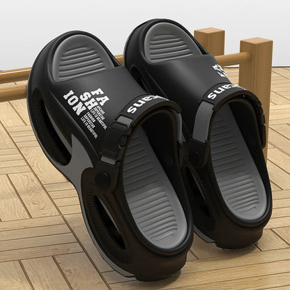 Men Fashion Sport Slippers Indoor Outdoor Sandals Beach Flip Flop Thick Sole Male Slides Summer Non-Slip Men Shower Slippers
