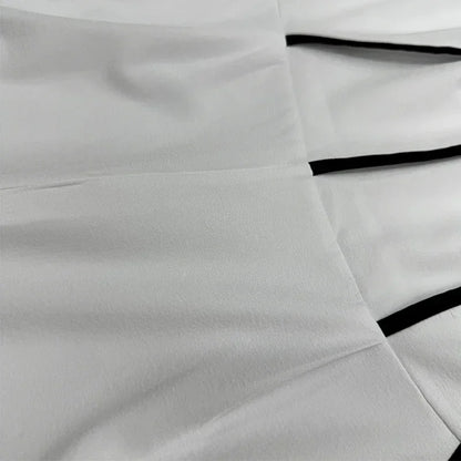 Women'S Chic Sleeveless Jumpsuit with Adjustable Waist Tie - White Wide-Leg Pants, Perfect for Spring/Summer/Fall