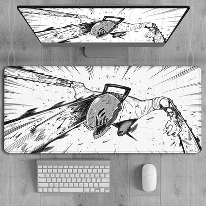 HD Chainsaw Man XXL Mouse Pad Anime reze Gamer Makima Gaming PC Accessories Mouse pads Large Keyboard Desk Mat Computer Keyboard