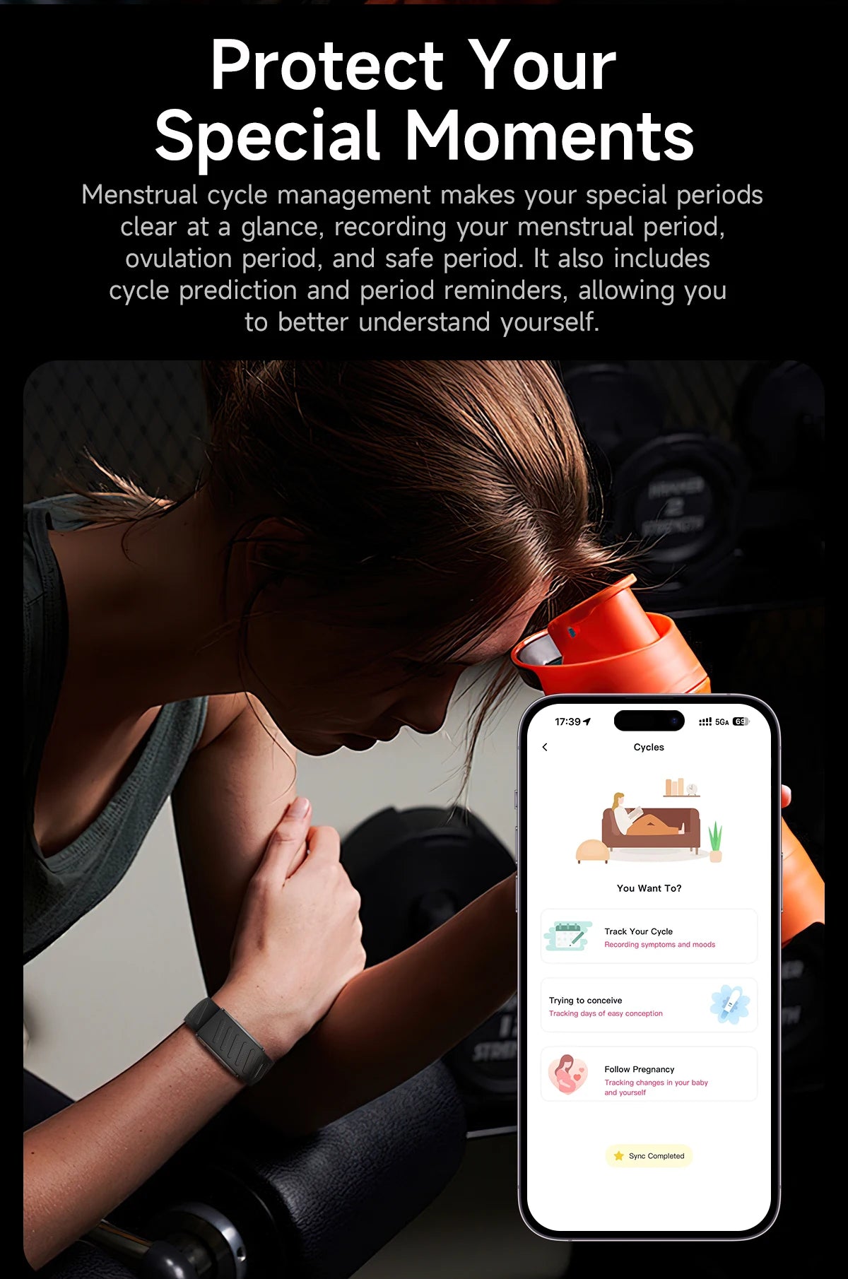 Newly Men Women Smart Band ECG Blood Pressure Uric Acid Monitor 3ATM Waterproof Sports Fitness Tracker Bracelet For Android iOS
