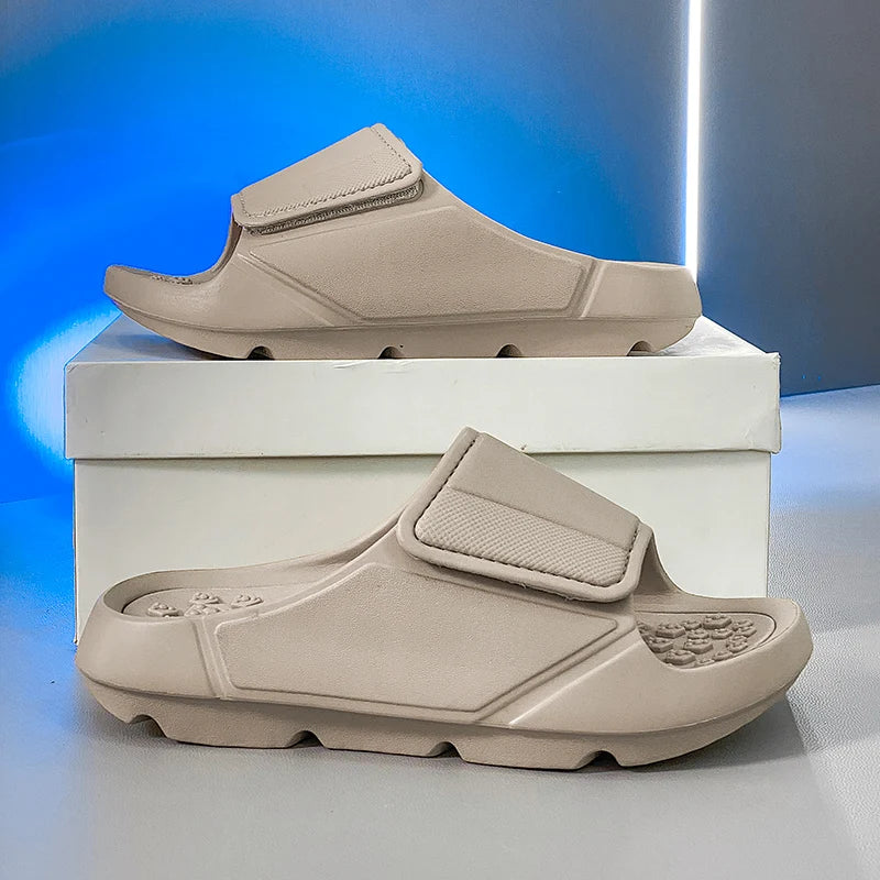 Outdoor Sandals Beach Casual Shoes New Summer Men Massage Slippers Sides Indoor Soft Sole Slides Men Flip-flops Men's Footwear