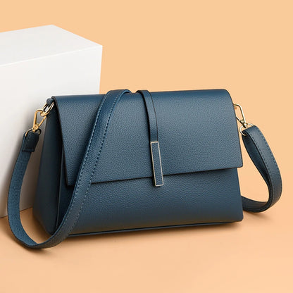 Soft Leather Luxury Shoulder Crossbody Bags for Women 2023 Fashion Purses and Handbags Designer Fashion Ladies Messenger Bag Sac