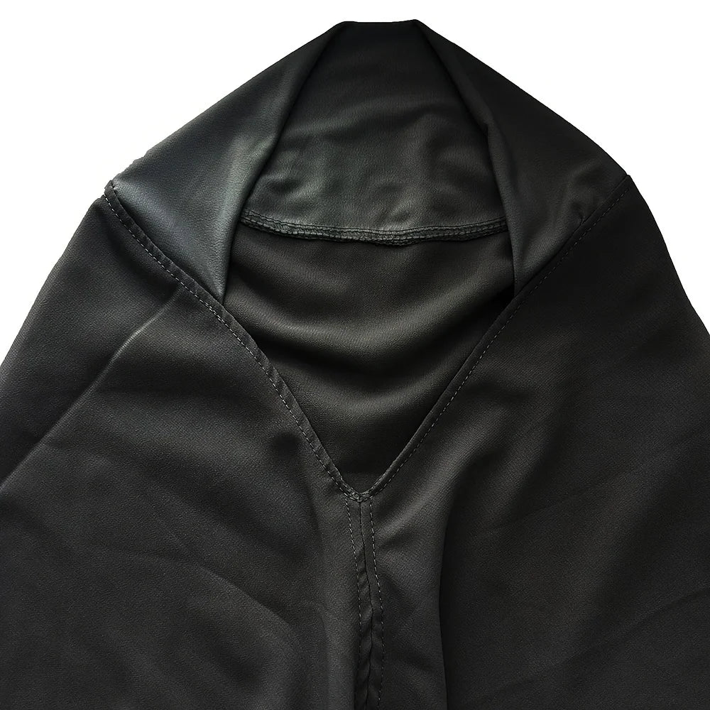 1pc Double Layered Chiffon Ready to Wear Instant Hijabs Solid Headscarf Foulard Femme Musulman Shawl Wrap Bandana