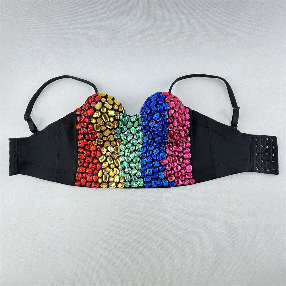 Sexy Party Corset Tops Woman Tank Streetwear Camis Bustier Fashion y2k Crop Top Women Clothes Summer Club Shirt Ladies Bra Blusa