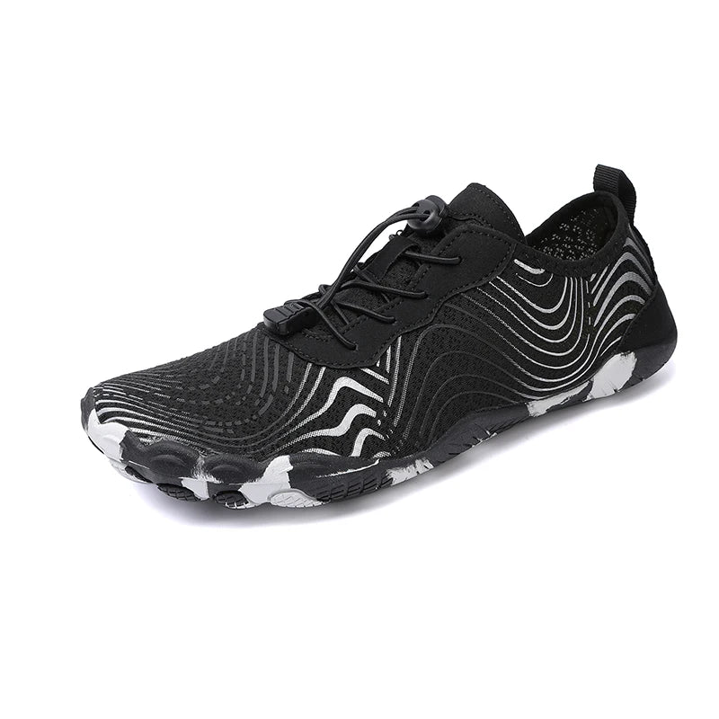 Mens River Tracking Shoes New Five Finger Swimming Surfing Breathable Elastic Aqua Shoes Unisex Summer Barefoot Beach Sneakers