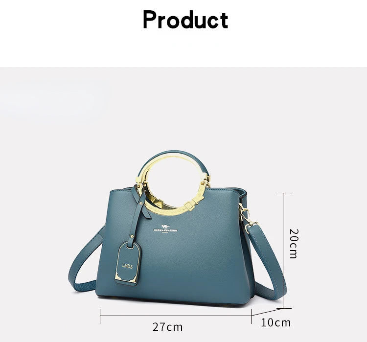 3 Layer Large Capacity Tote Bag Luxury Handbags Women Bags Designer Shoulder Bag High Quality Soft Leather Purses and Handbags