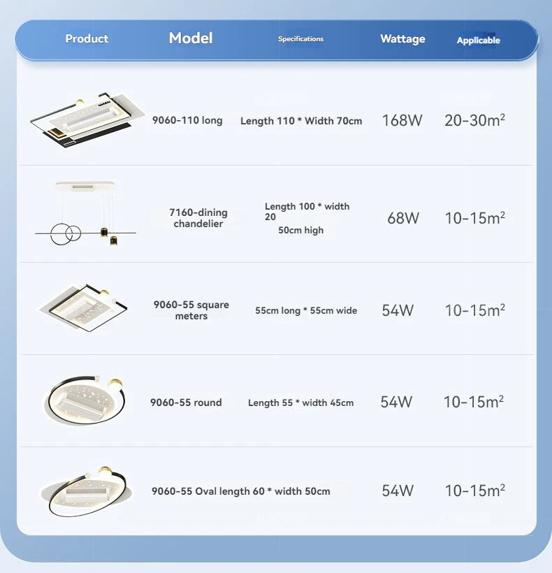 LED Bladeless Fan Light, Living Room Light, Modern Minimalist Smart Remote Control, Master Bedroom Study Ceiling Light 110V/220V
