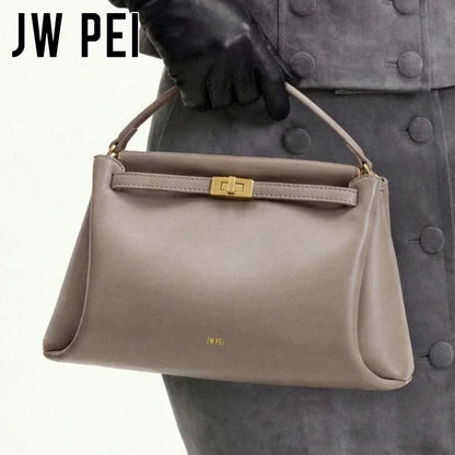 JW PEI Carmen Women's Luxury Handbag Fashion Small Square Bag Top Handle Purse Shoulder Crossbody Bag Elegant Casual Designer Style Tote Bag for Ladies