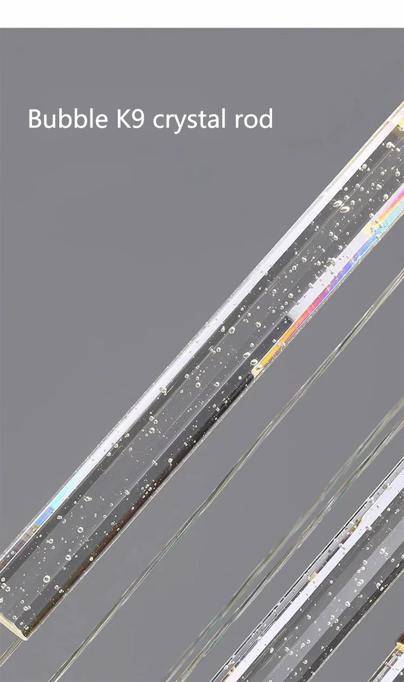 Modern Ceiling Chandelier Luxury Staircase Crystal Chandeliers Duplex Attic Villa Living Room Pendant Lights Home Decor Lighting