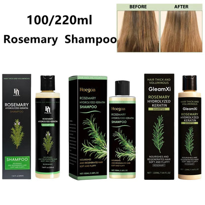 100ml/220ml Rosemary Shampoo Organic Thickening Oil Hair Growth for Thinning Hair & Hair Loss Volumizing Natural Shampoo