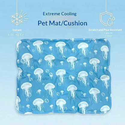Cooling Ice Mat For Pets Non Toxic Summer Dog Cat Self Cooling Gel Pad Bed Crate Sofa Floor