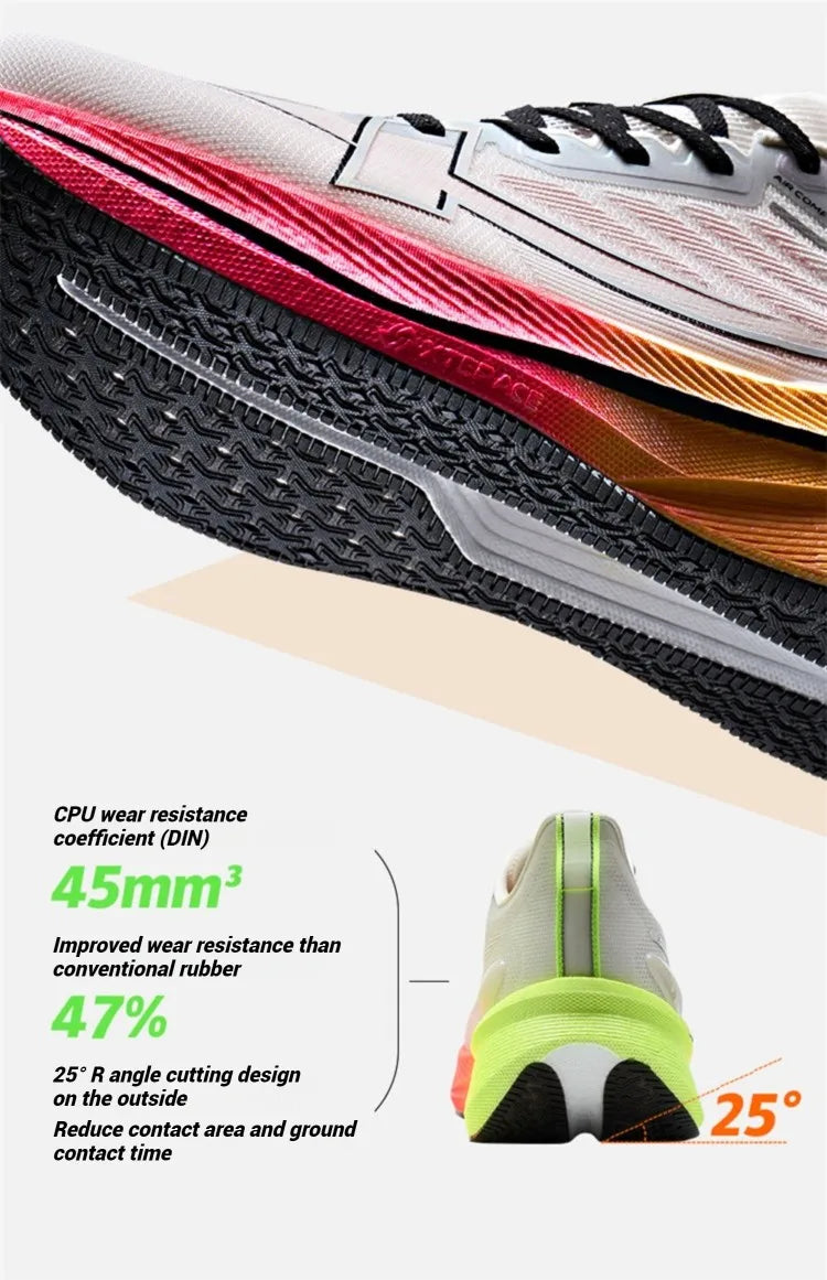 Xtep 2000km 3.0 Running Shoes For Women 2025 Spring Sneakers Cushioning Training Jogging Wear-Resistant Lightweight 875118110034
