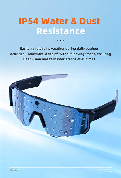 2026 New Smart Glasses Men 800W HD Photo Video Bluetooth Call Translation Anti Glare Running Baseball Sunglasses Cycling Glasses