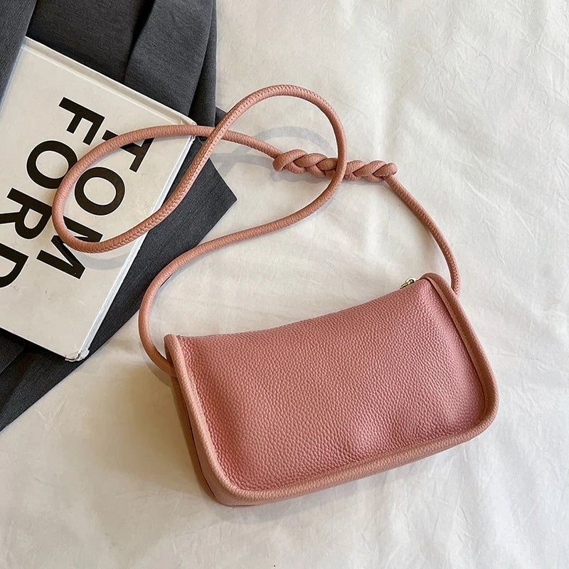 100%Real Cowhide Genuine Leather Sac Fashion Women Crossbody Bags For Ladies New High Capacity Shoulder Bag Handbag Female Purse