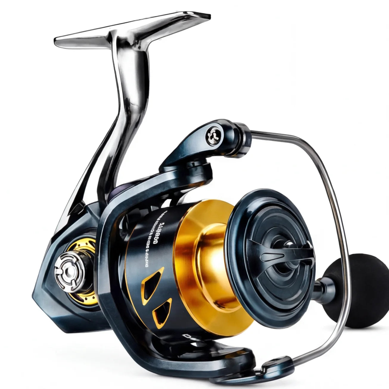 Spinning Fishing Reel 33LBs Max Drag 5.2:1 Gear Ratio Water Resistant Design for Bass Trout Salmon Freshwater Angling Pesca