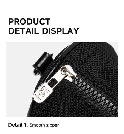 LEE Mini Classics Black Ladies Handbag Shoulder Bag Women Oxford Leather Strap Casual Small Travel Crossbody Bag Phone Pack