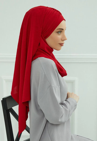 Large Plain Muslim Hat Inner Hijab Caps Ramadan Headwraps Pre-design