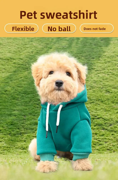Dog hooded sweatshirt for small and medium-sized dogs, new for autumn and winter