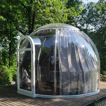 【Best-selling】Detachable Contemporary Villa/Mall Camping Outdoor Spherical Hotel Geodesic Glamping Bubble House Dome Tent