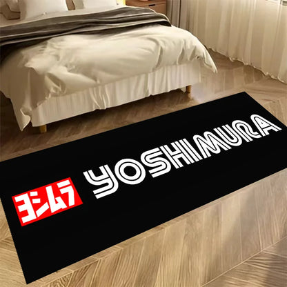 Motorcycle Carpet Garage Mat Racing Cool Moto Display Motorcycle Display Mat Anti-slip Home Decor Long Strip Comfortable Rugs