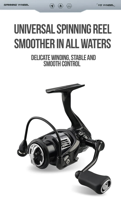 TAIYU High Quality Lightweight Spinning Fishing Reel 13+1 Bearing 5.2:1 Speed Ratio Universal Spinning Reel For All Water Areas