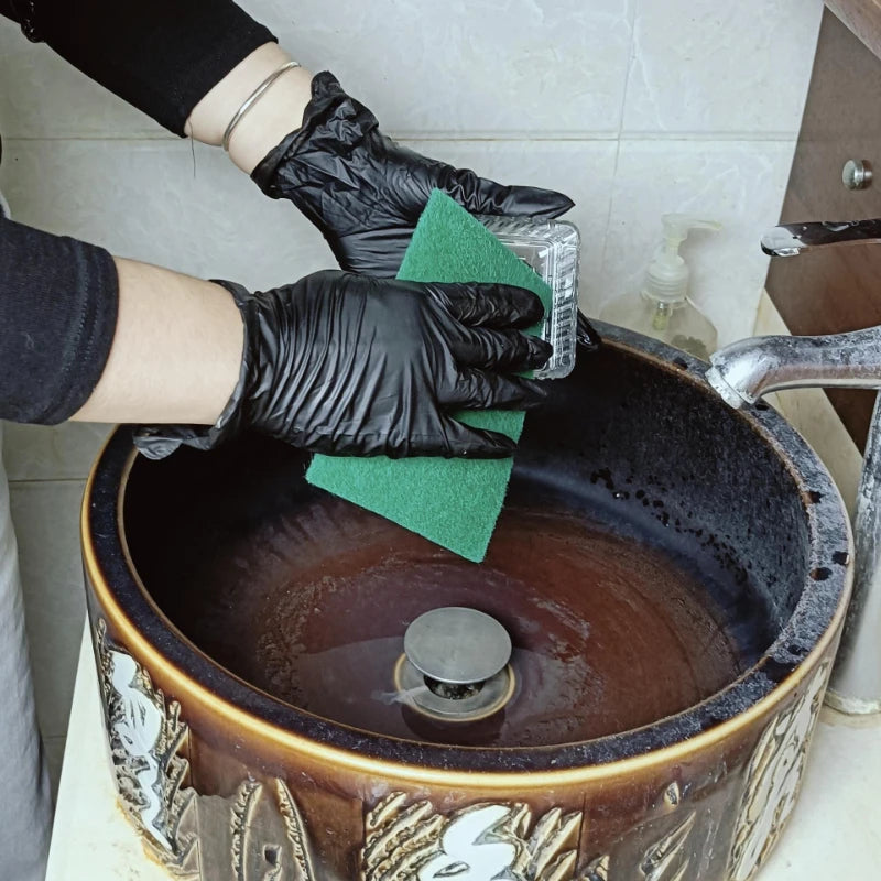 20/50/100PCS Black Nitrile Waterproof Gloves Dish Washing Kitchen Household Gloves Dog Wash Glove For Food Working Gloves