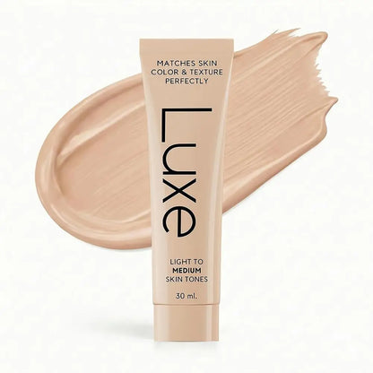 Korean Luxe Color-Adjusting Liquid Foundation Natural Matte Moisturizing Concealer Long Lasting Full Coverage Base Makeup