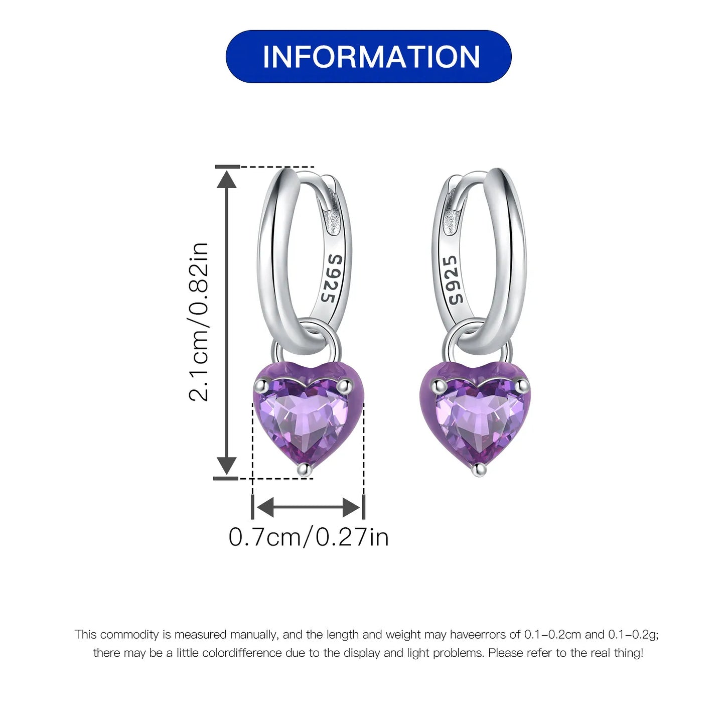 925 Sterling Silver Star Moon Heart Shape Earrings Jewelry Versatile Hoop Earrings For Women Jewelry Fine Birthday Party Gifts