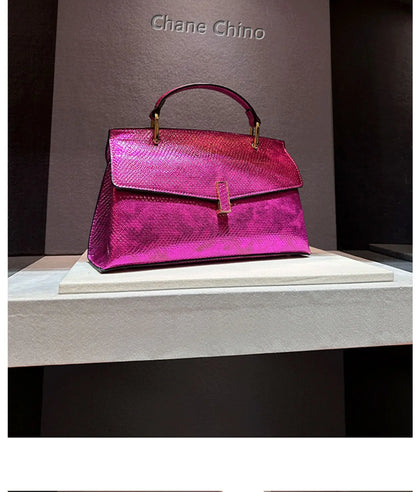 Luxury Designer Brand New High Quality Leather Handbags for Women Fashion Trend Snake Print Shoulder Bag сумка женская Hot Sale