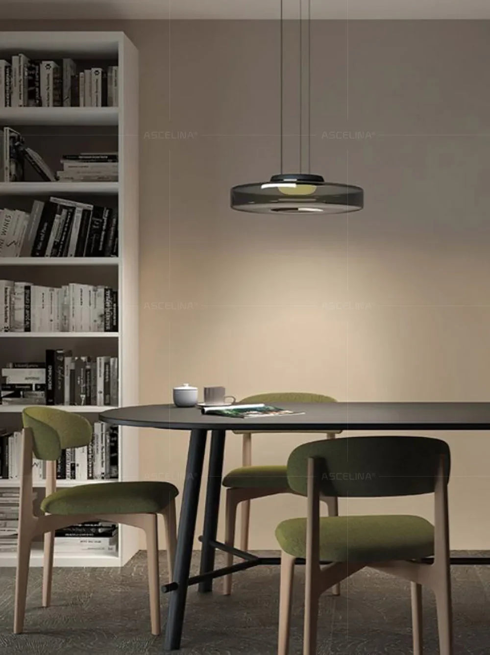Nordic LED Glass Chandelier for Restaurant Bedroom Dining Room Table Glass Pendant Lights  Home Decoration
