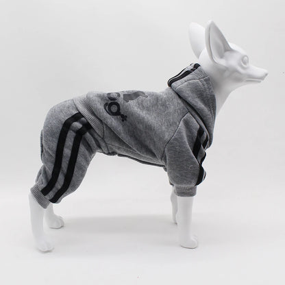 Spring Dog Jumpsuit Sports Suit for Small Dogs - Charming Pet Apparel for Chihuahua Terrier Beagle - Comfortable Clothing