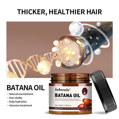 Batana Oil Unrefined Raw for Hair Growth Enhance Efficacy for Thicker Strength Moisturize the scalp Add moisture and nutrition