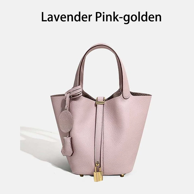 Women Bags Handbags Bucket Bag Real Leathe Fashion Tote Bag Genuine Leather Luxury Desginer Big Size Large Lady Hand Bags