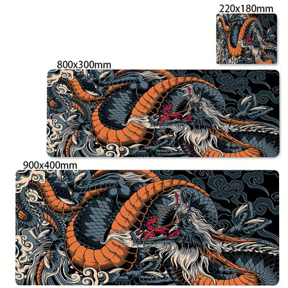 Gamer Mousepads Dragon Desk Mat 40x90cm Mouse Pad Office Pc Accessory Desk Pads Large Mousepad Keyboard Mouse Mats For Computer
