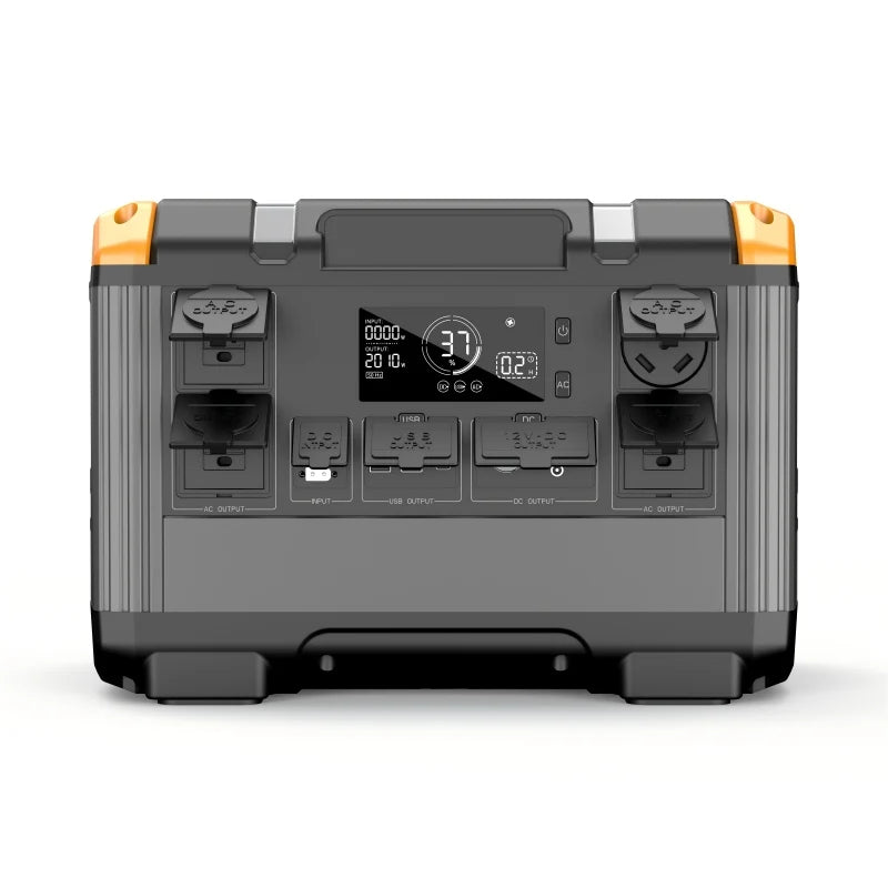 Portable Power Station 3000W LiFePO4 Battery, Fast Charging, Suitable for Outdoor Trips, Parties and Indoor Emergency Pow