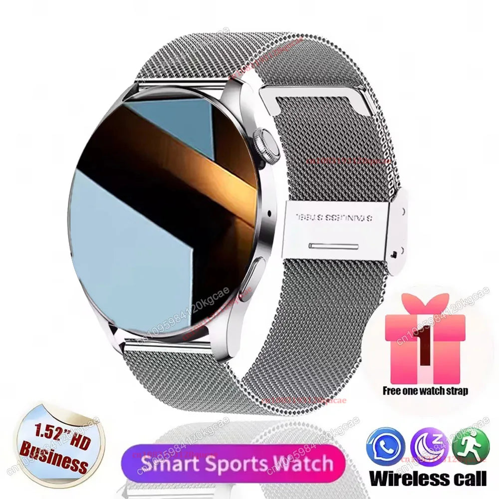 New Watch 5 Pro for Men Smart Watch Bluetooth Call Sports Fitness Men's Wristwatch Heart Rate Monitor Waterproof Smartwatch Hw12