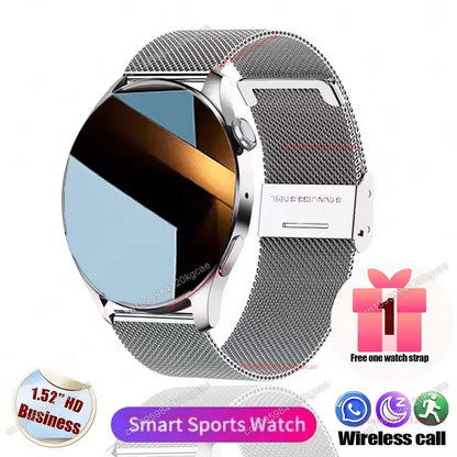 New Watch 5 Pro for Men Smart Watch Bluetooth Call Sports Fitness Men's Wristwatch Heart Rate Monitor Waterproof Smartwatch Hw12