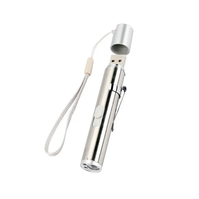 Pointer USB Charging Rechargeable 3-in-1 Flashlight Infrared Multifunction UV Teaching Lighting Gifts Pet Training