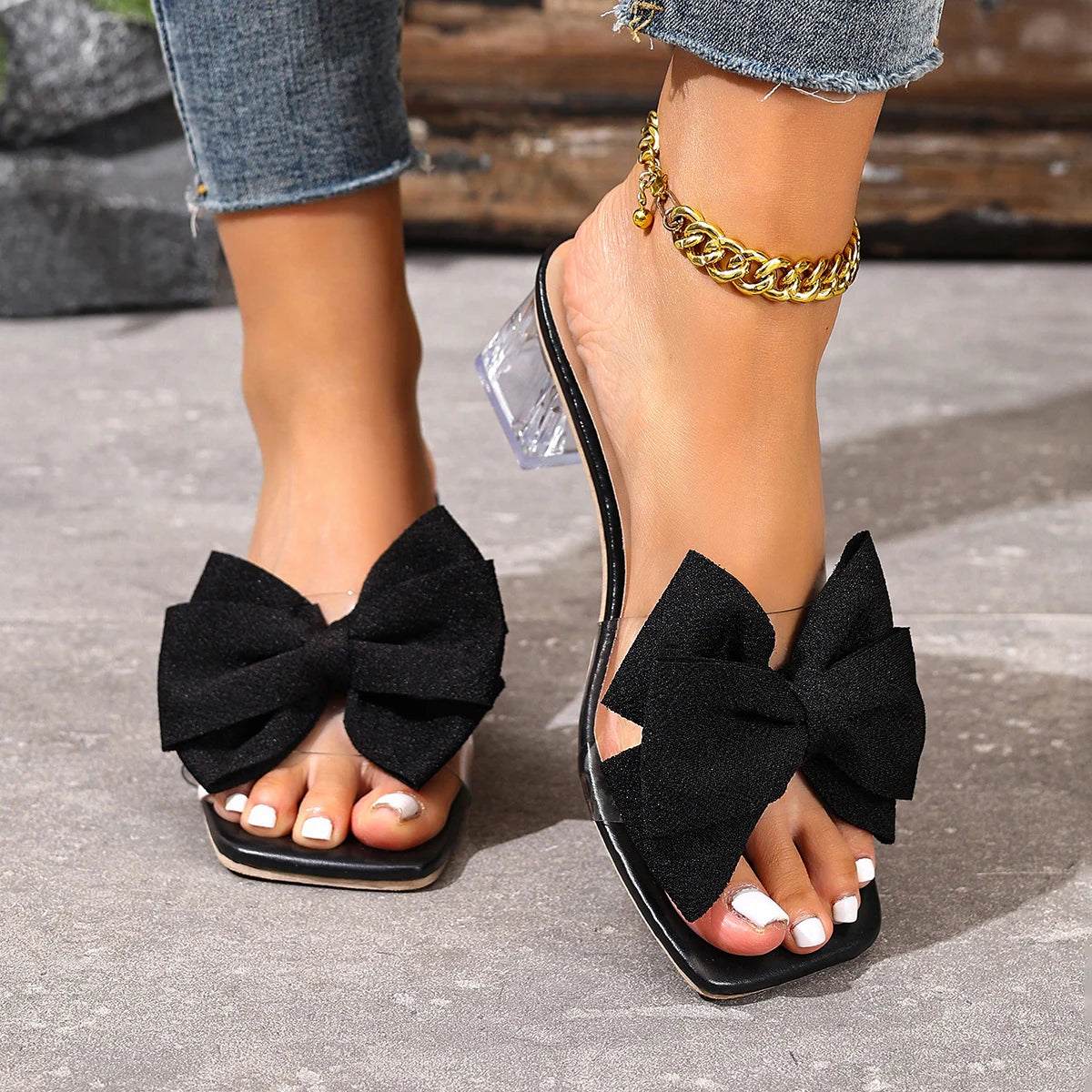 Women High Heels Sandals Casual  Fashion Shoes for Woman Summer Brand Trend Beach Slippers Elegant Luxury Designer Sandals