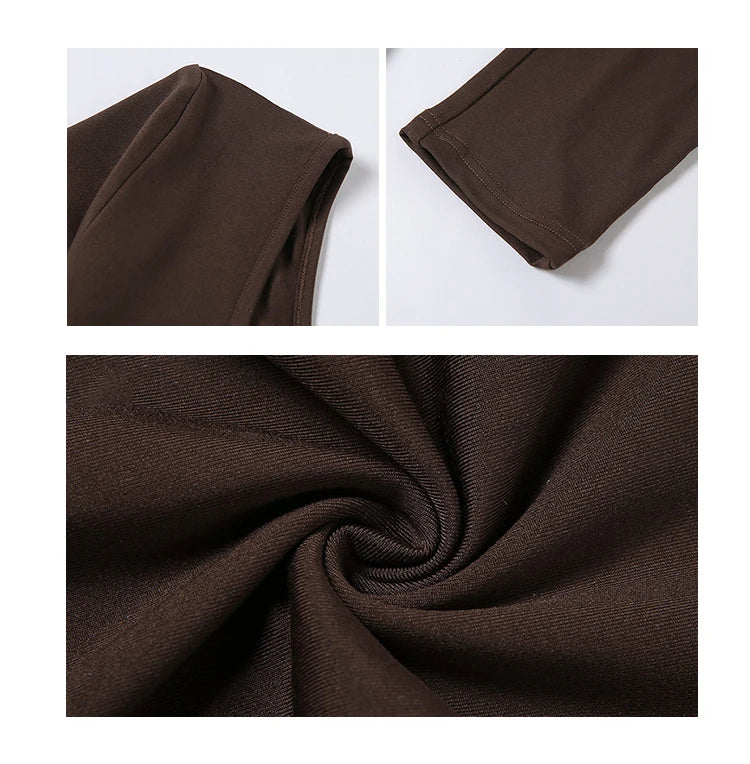 Spring and Summer New Women's Jumpsuit Long Sleeve Solid Color Skinny Jumpsuit Fashion Sports Fitness Jumpsuit Pullover