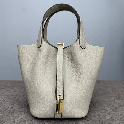Women Bags Handbags Bucket Bag 18/22 Big Small Fashion Tote Bag Genuine Leather Luxury Quality Designers Lady Hand Bags