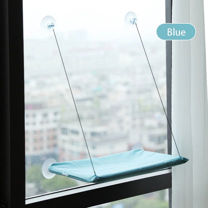 20KG Capacity Hanging Cat Hammock Bed with Sunny Window Seat for Large Cats Comfortable Climbing Frame Pet Accessories