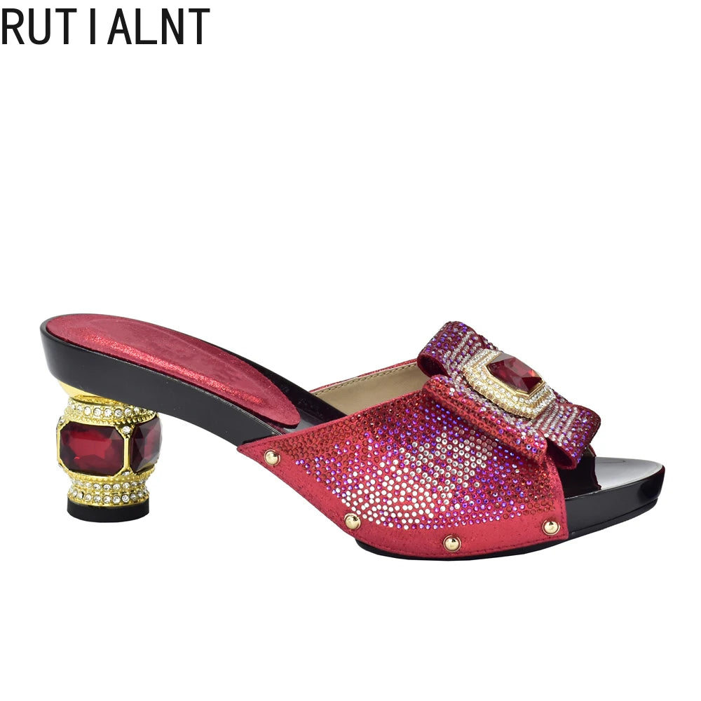Ladies Pumps Women Shoes Fashion Party Wedding Shoes Decorated with Rhinestone Designer Shoes Women Luxury 2026 Party Shoes