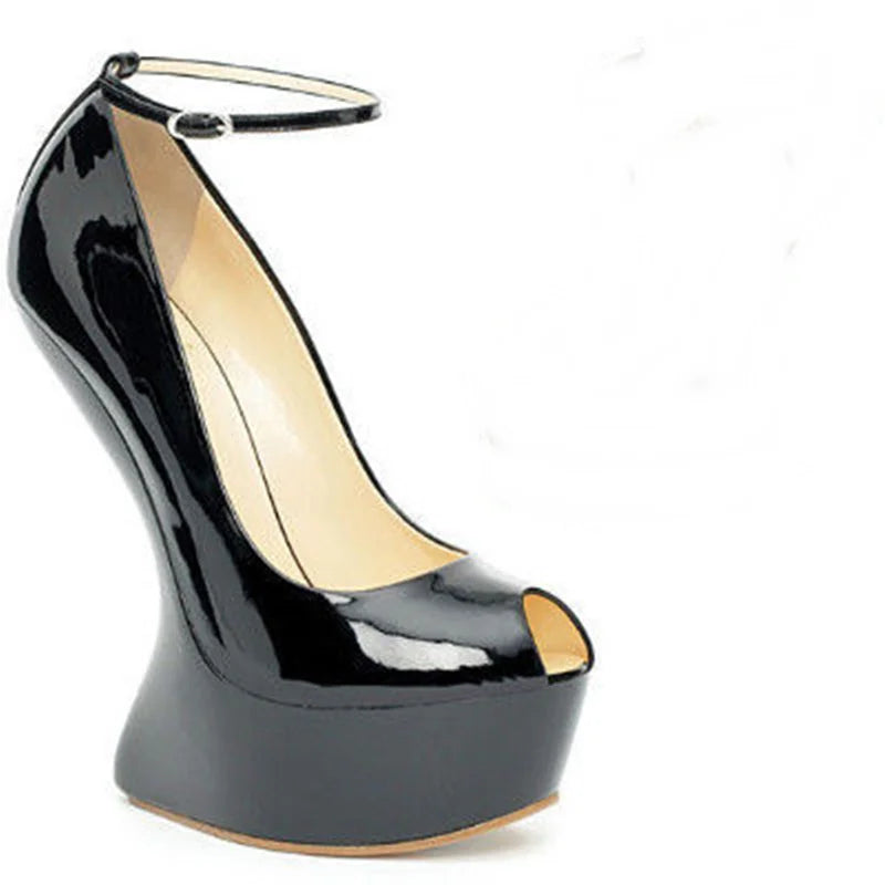 Strange Style Cross Tied Sandals Sexy Peep Toe Solid Accept Customized New Arrivals Fashion Women Runway Shoes
