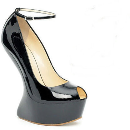 Strange Style Cross Tied Sandals Sexy Peep Toe Solid Accept Customized New Arrivals Fashion Women Runway Shoes