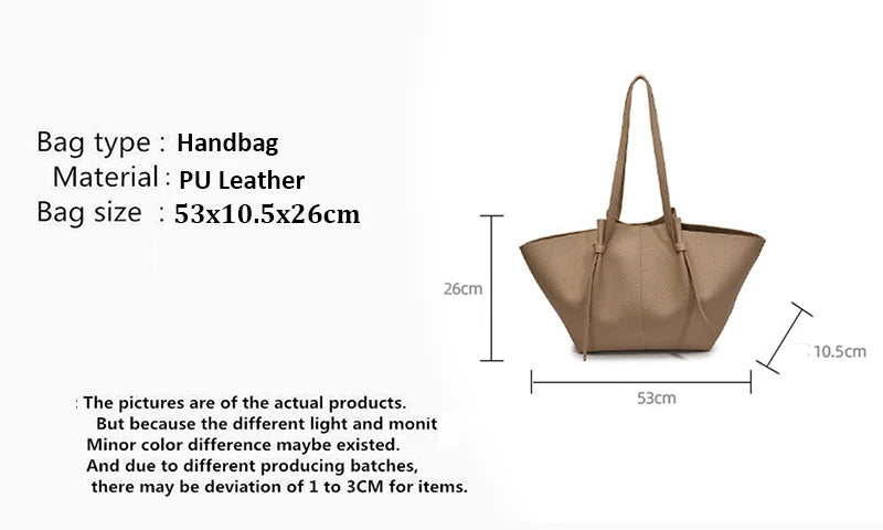 Luxury Designer Women's Soft PU Leather 2-in-1 Shoulder Tote Bag Set Big Capacity Branded Shopper Handbags Gray Blue PinkTan