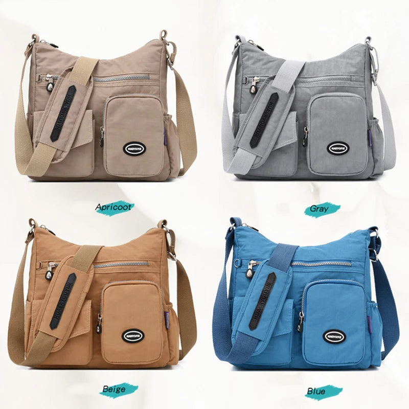 Luxury Handbags Women Bags Designer Waterproof Nylon Cloth Crossbody Bags For Women 2023 Large Capacity Lady Shoulder Bag Tote