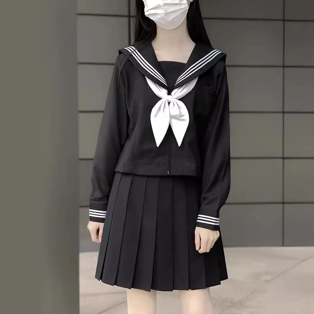 Japanese School Uniforms Sailor Suit Jk Uniforms College Middle School Uniform For Girls Students Costume